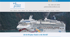 Desktop Screenshot of palmworldtravel.com